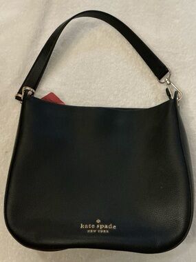 Kate Spade Black Leather Shoulder Bag New/Never used